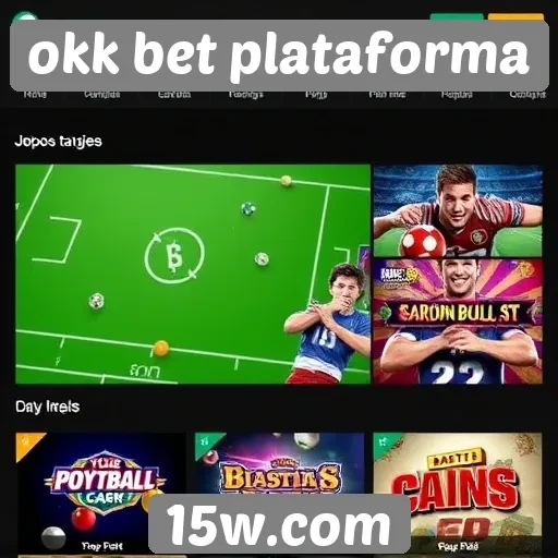 Principais jogos disponíveis na okk bet plataforma